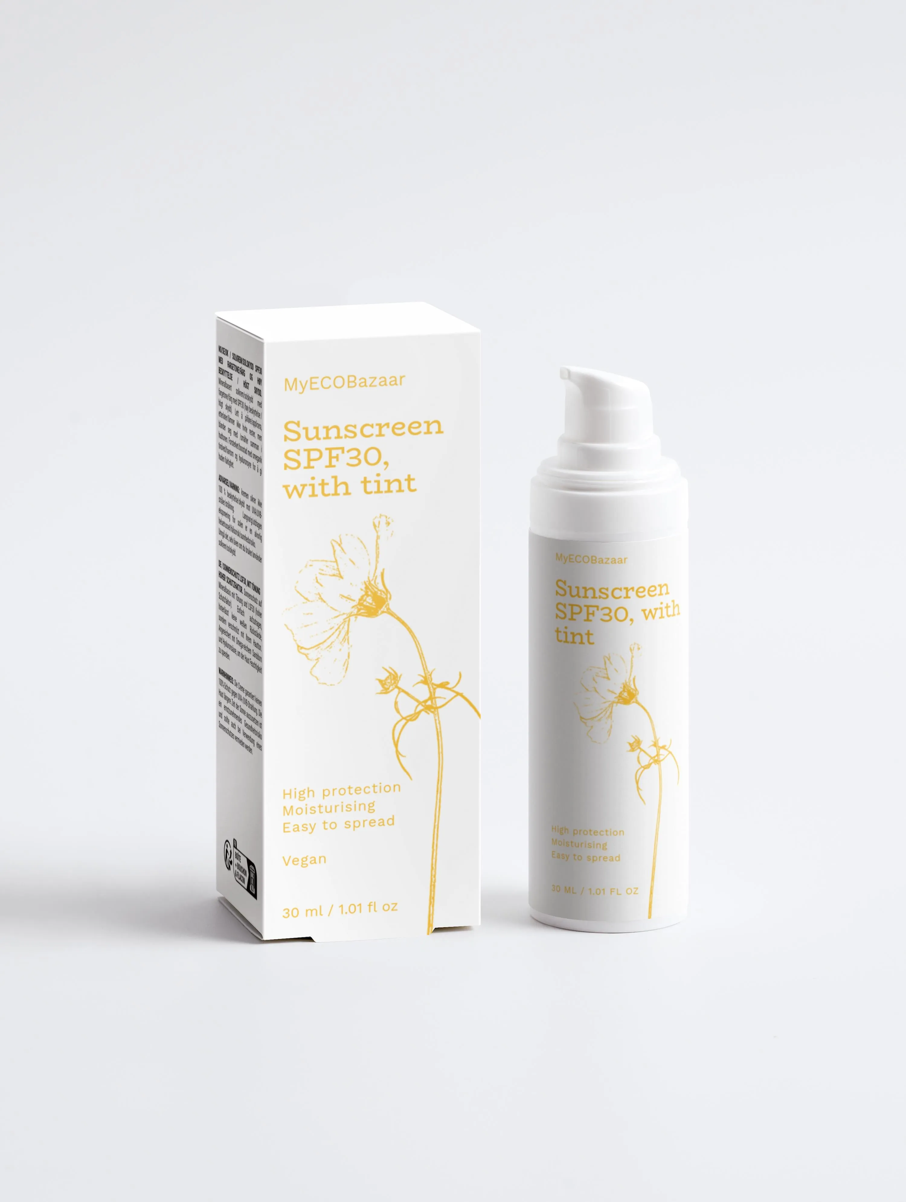 Sunscreen SPF30 - Vegan (with tint)