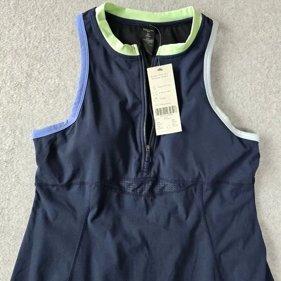 Sweaty Betty Womens Size L Power Half Zip Workout Active Tennis Golf Skort Dress