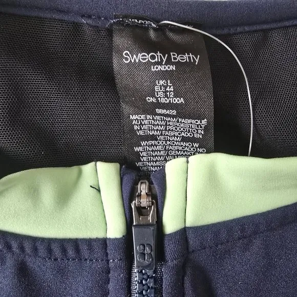 Sweaty Betty Womens Size L Power Half Zip Workout Active Tennis Golf Skort Dress