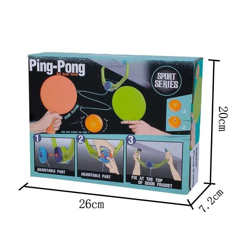 Table Tennis Wall Trainer - Indoor Practice Equipment