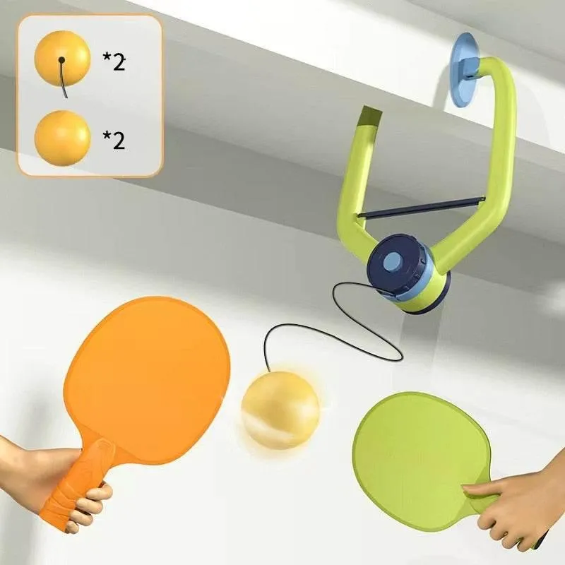 Table Tennis Wall Trainer - Indoor Practice Equipment