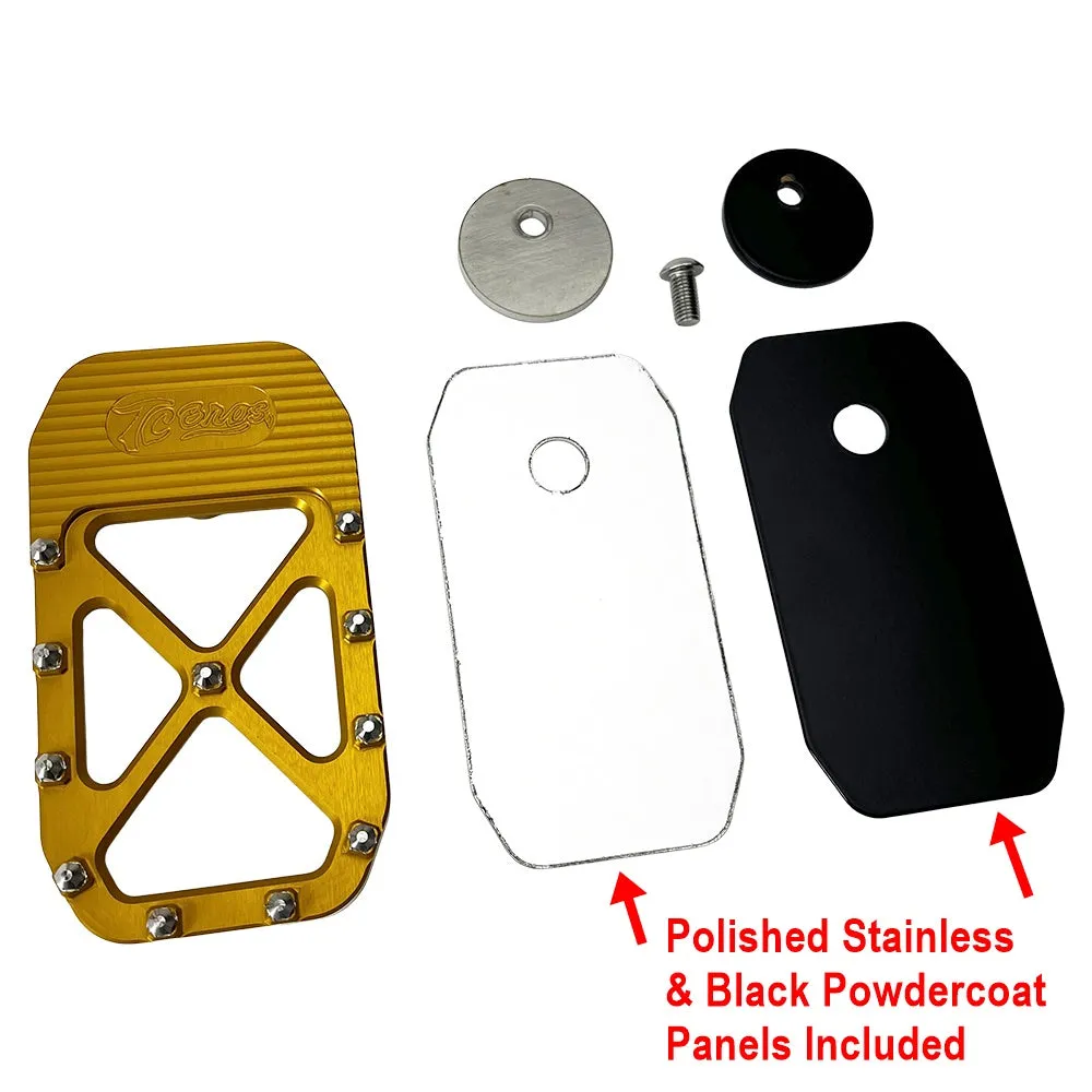 TC Bros. Pro Series MX Brake Pedal Pad for Harley Davidson Bagger Touring Models