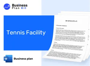 Tennis Facility Business Plan Example