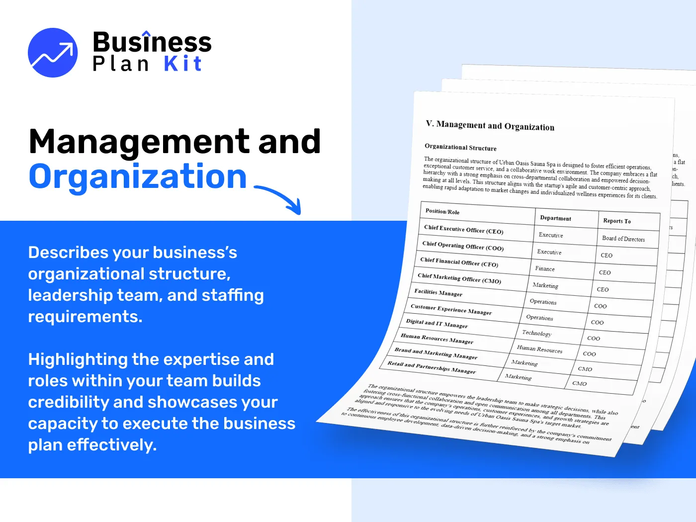 Tennis Facility Business Plan Example
