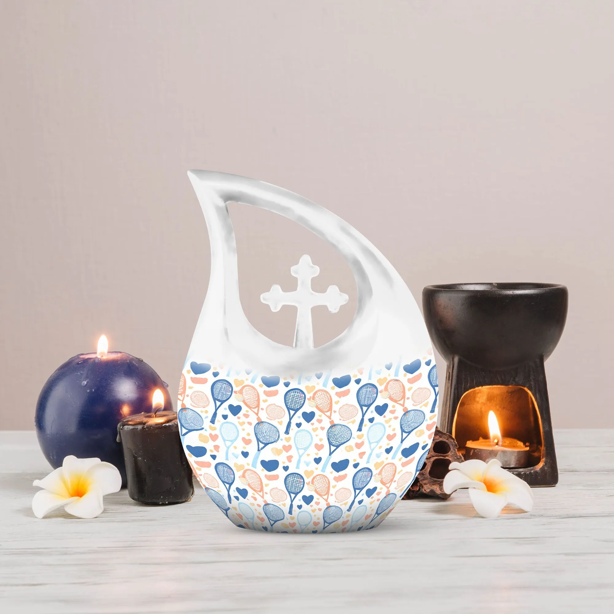 Tennis Urn: Exquisite Memorial Tribute Urn for Cherished Ashes