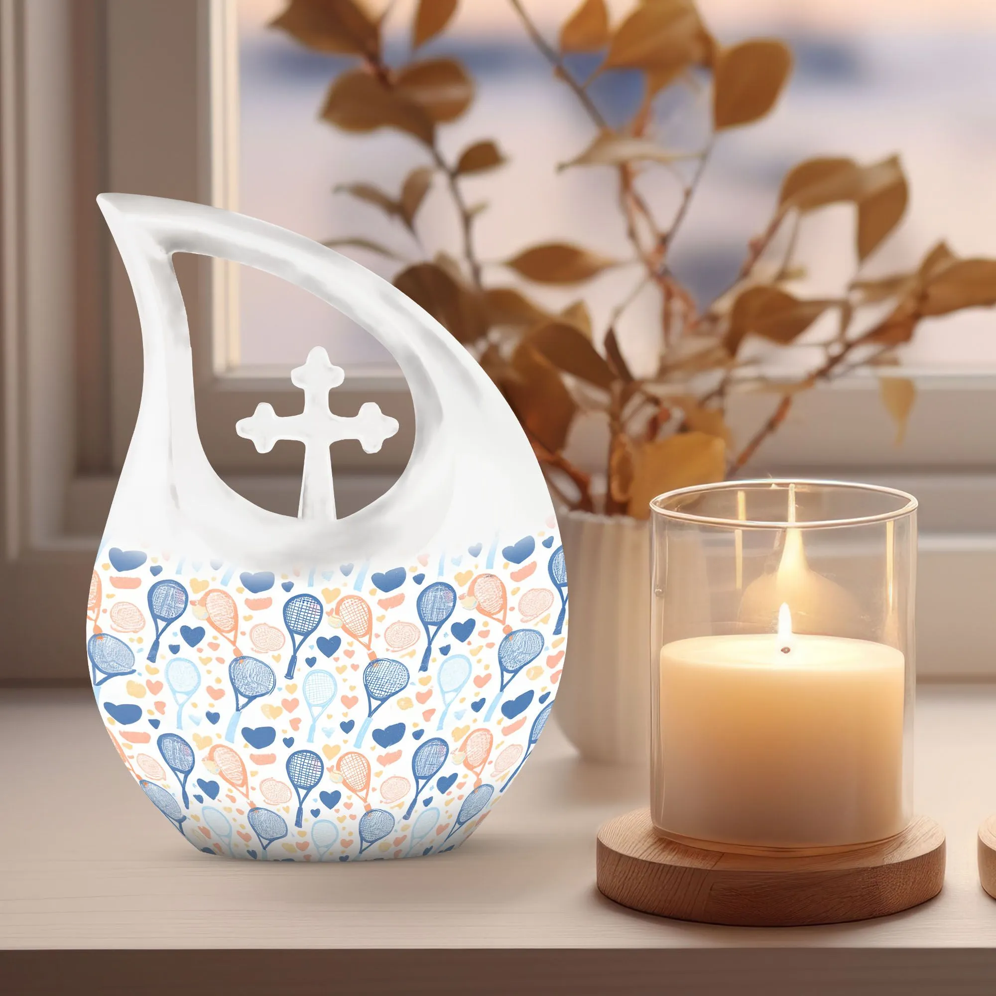 Tennis Urn: Exquisite Memorial Tribute Urn for Cherished Ashes