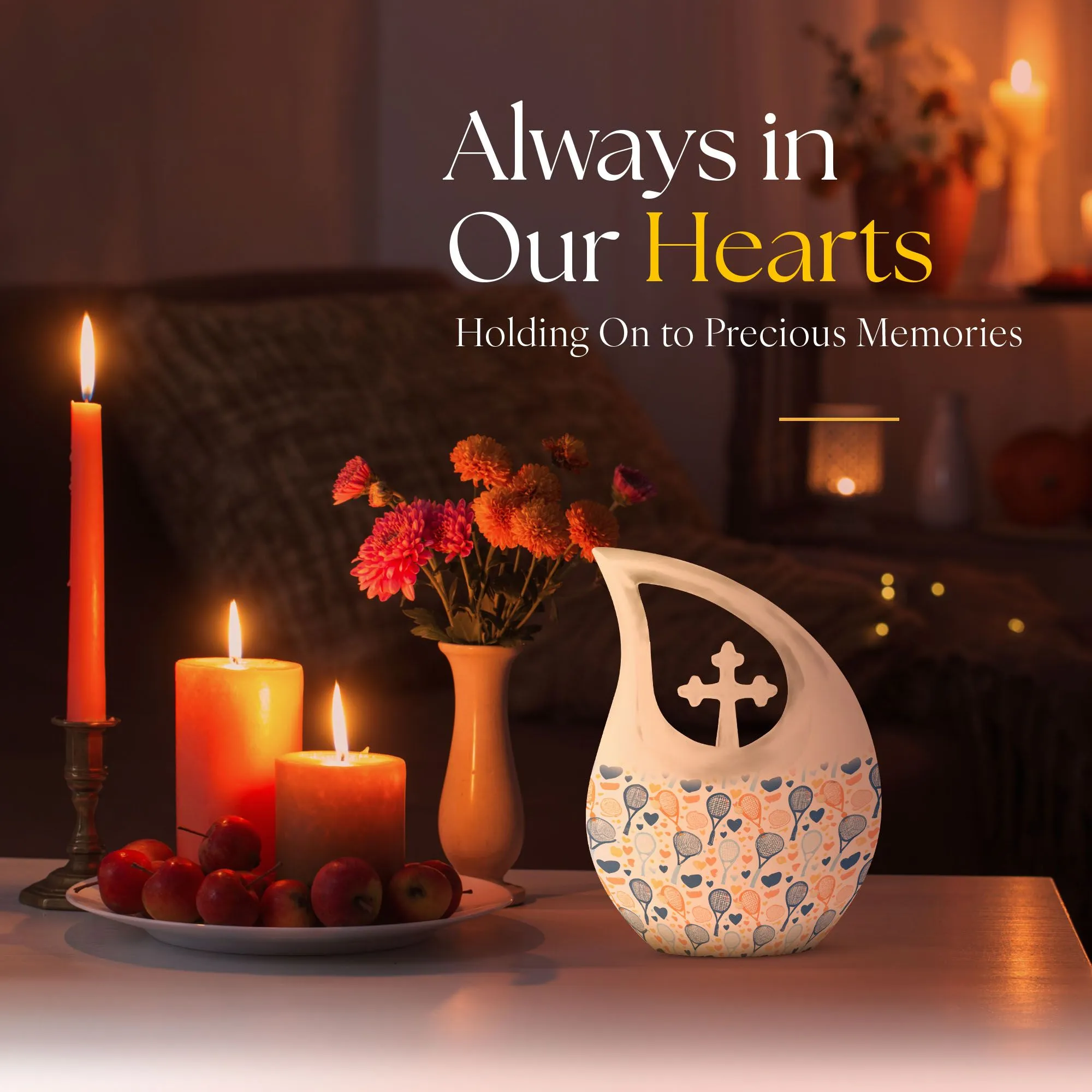Tennis Urn: Exquisite Memorial Tribute Urn for Cherished Ashes