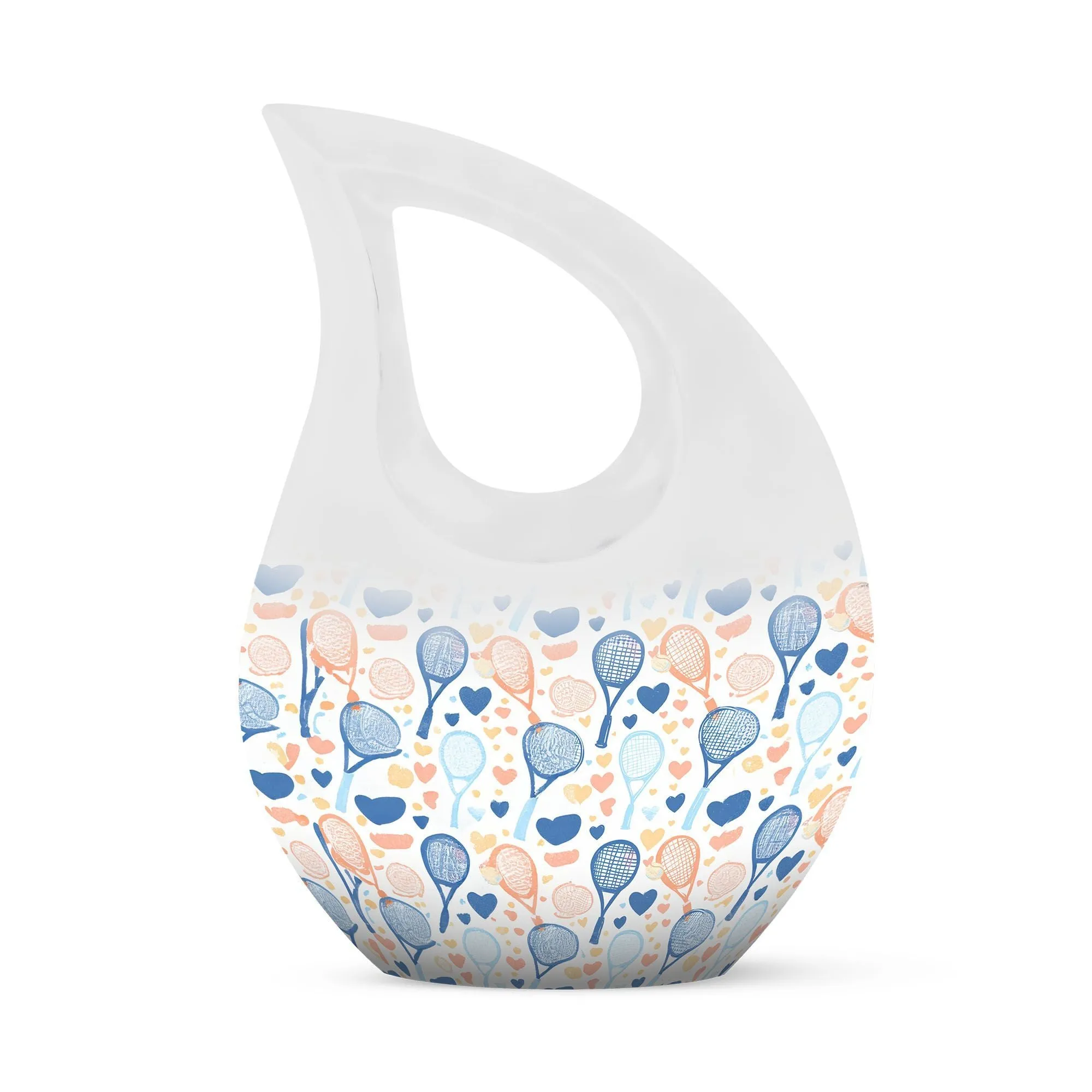 Tennis Urn: Exquisite Memorial Tribute Urn for Cherished Ashes