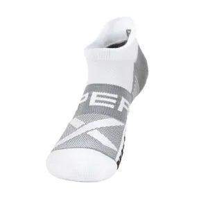 Thorlo Experia Ultra-Light Padding Tennis No-Show Tab Socks White