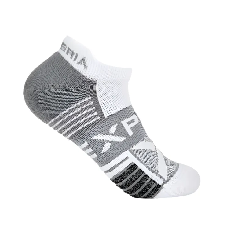 Thorlo Experia Ultra-Light Padding Tennis No-Show Tab Socks White