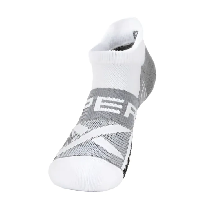 Thorlo Experia Ultra-Light Padding Tennis No-Show Tab Socks White