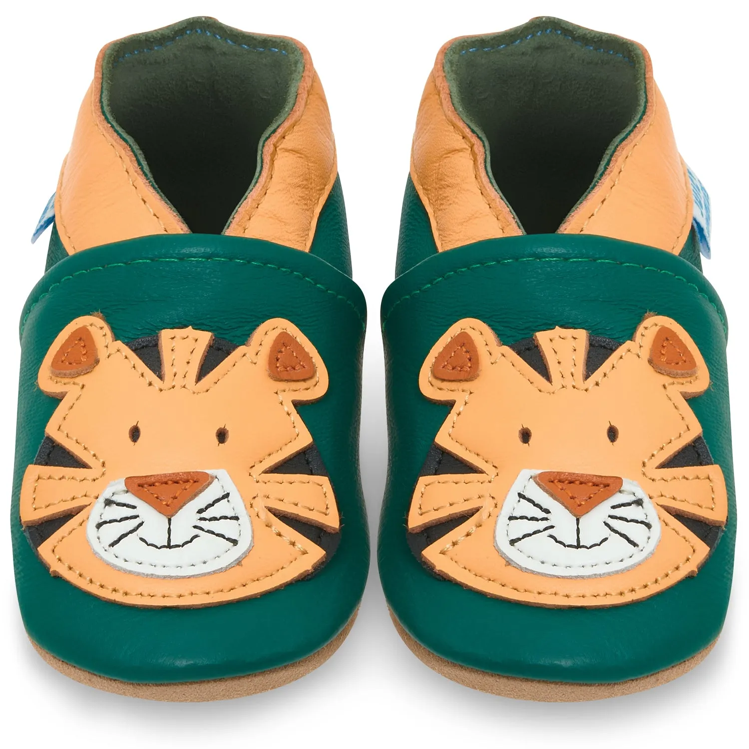 Tiger Soft Leather Baby Shoes