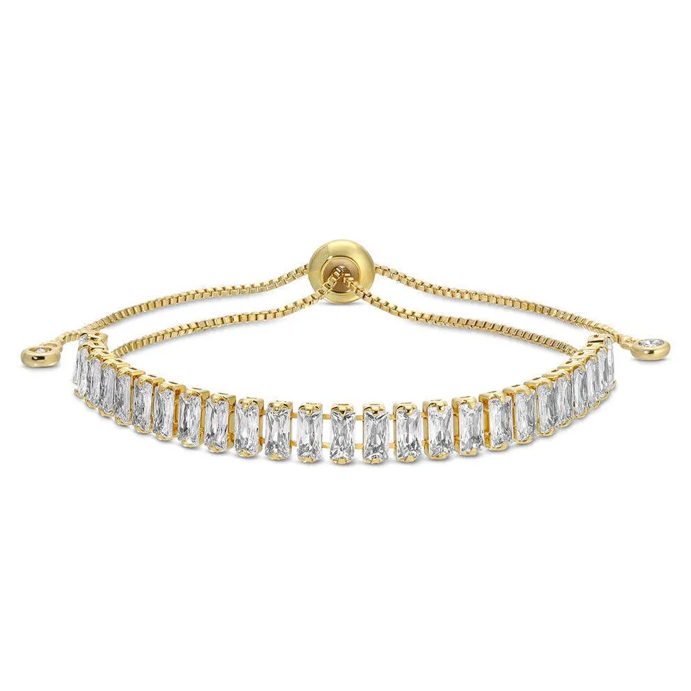 Timeless Baguette-Cut Tennis Bracelet