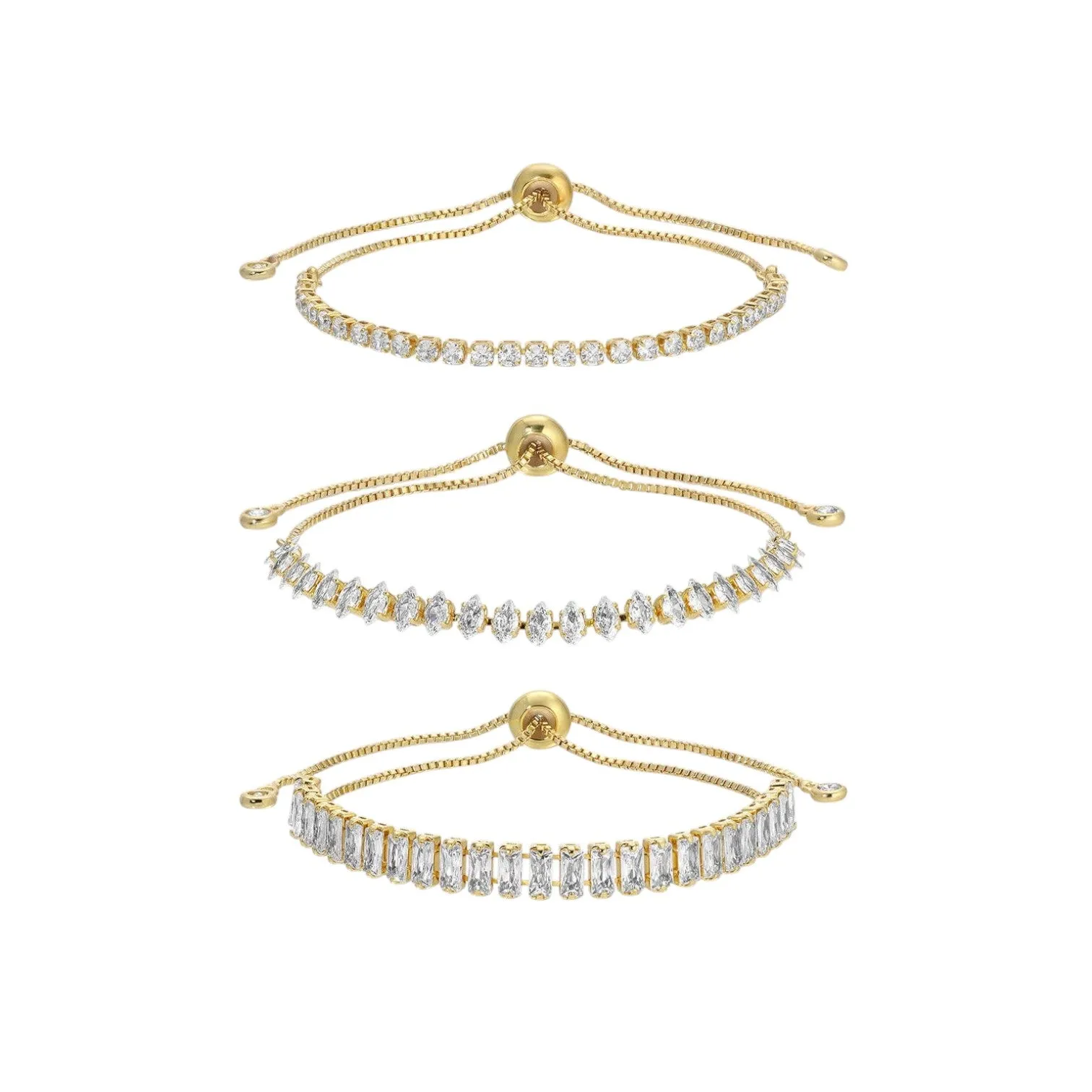 Timeless Baguette-Cut Tennis Bracelet