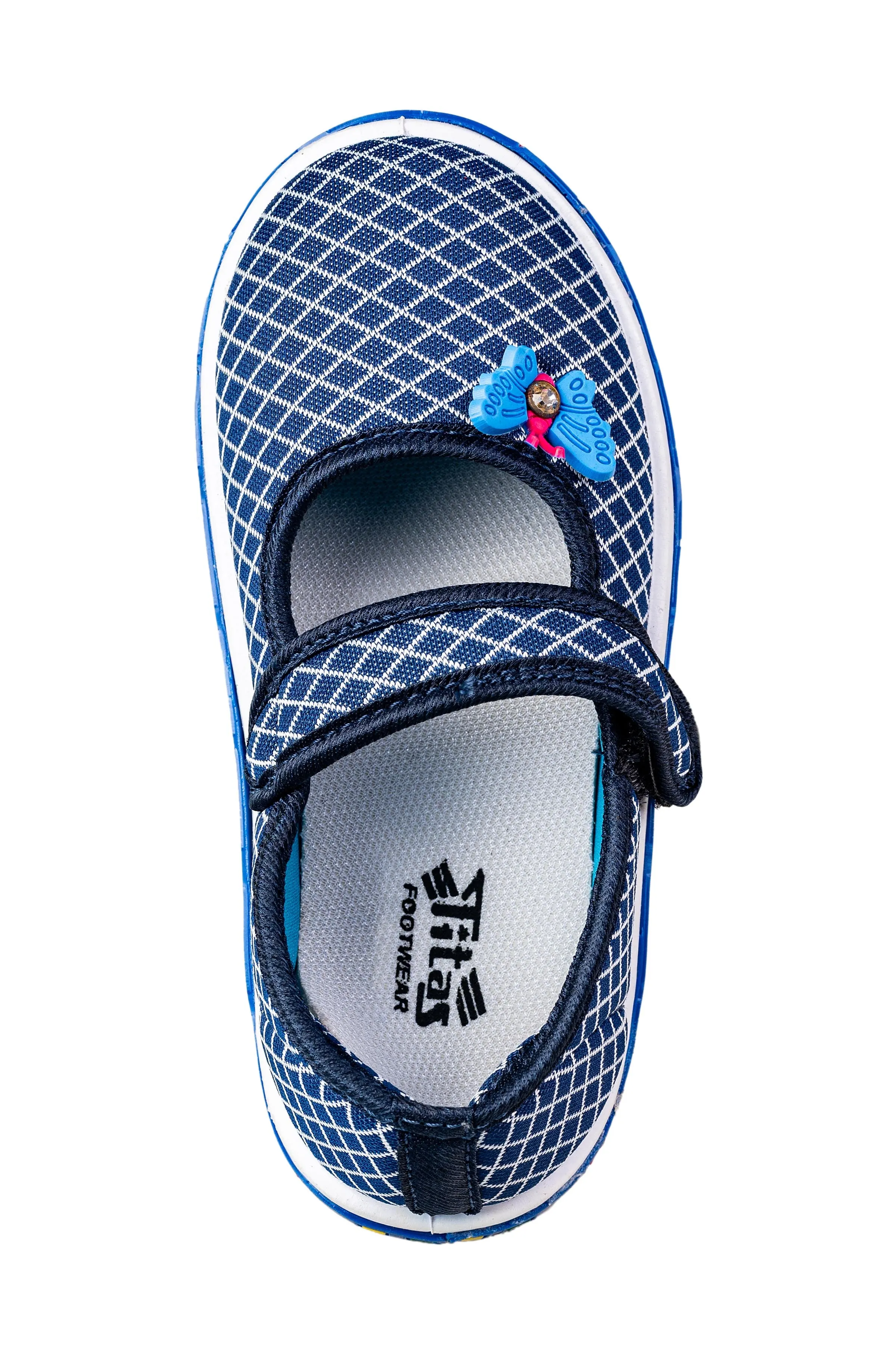 Titas Children Navy  Blue Canvas Shoe