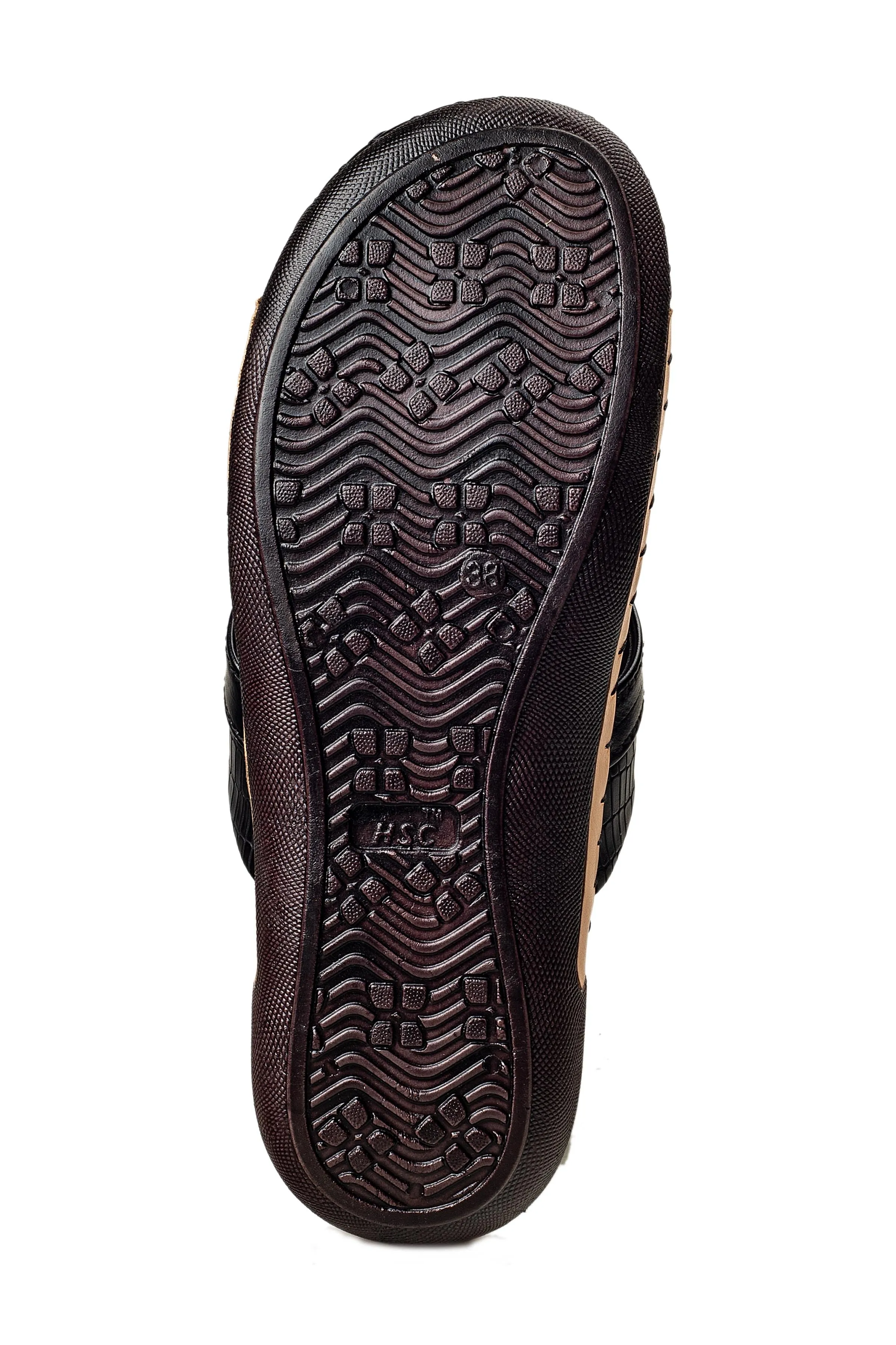 Titas Ladies Black Chappal