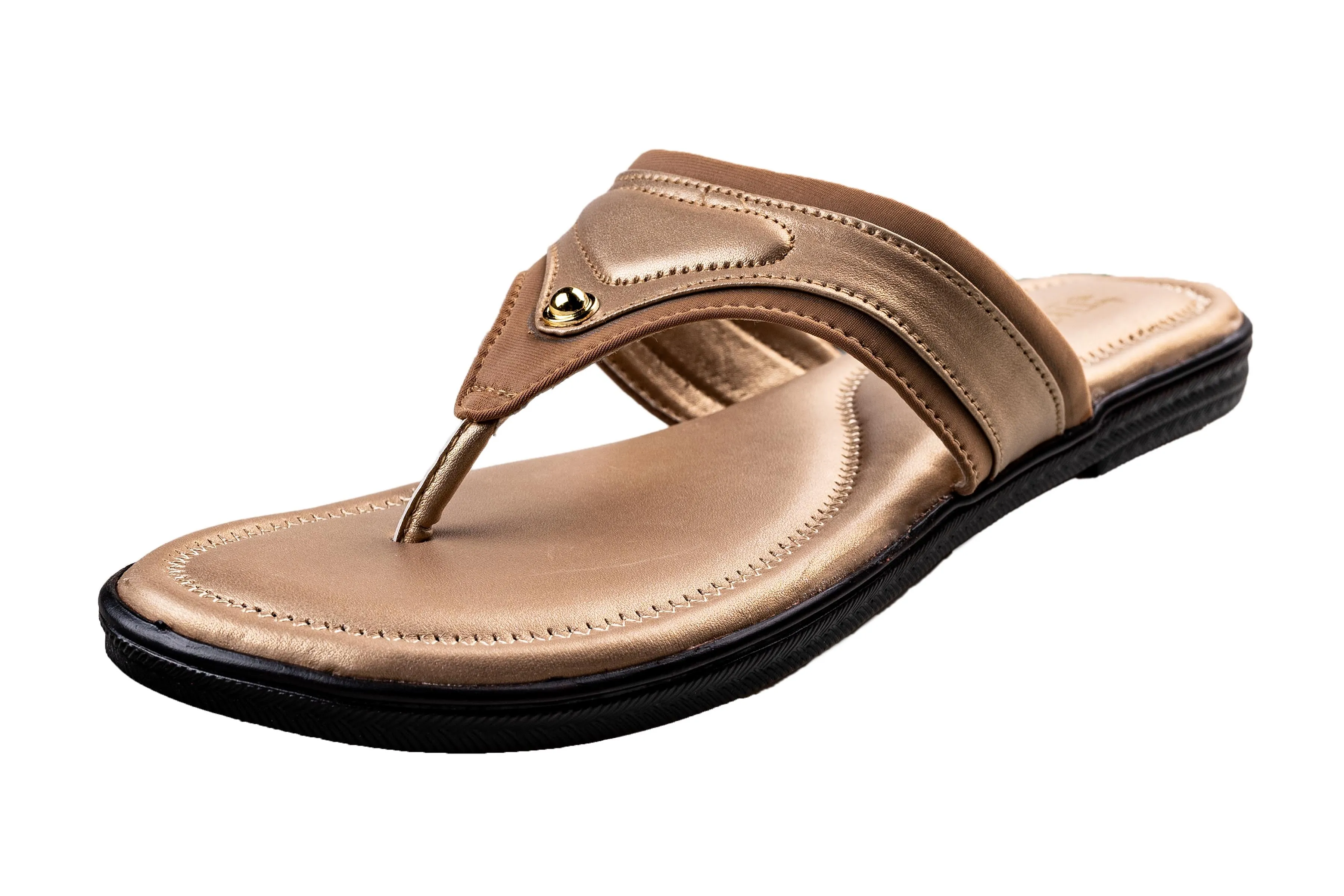 Titas Ladies Brown Chappal