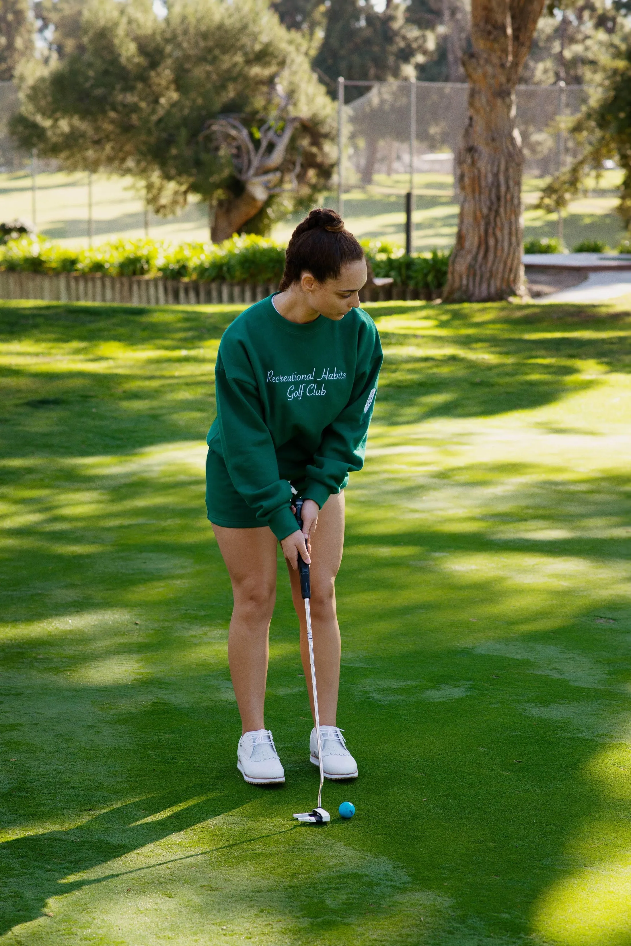 TOUR GOLF SHORT IN EMERALD GREEN