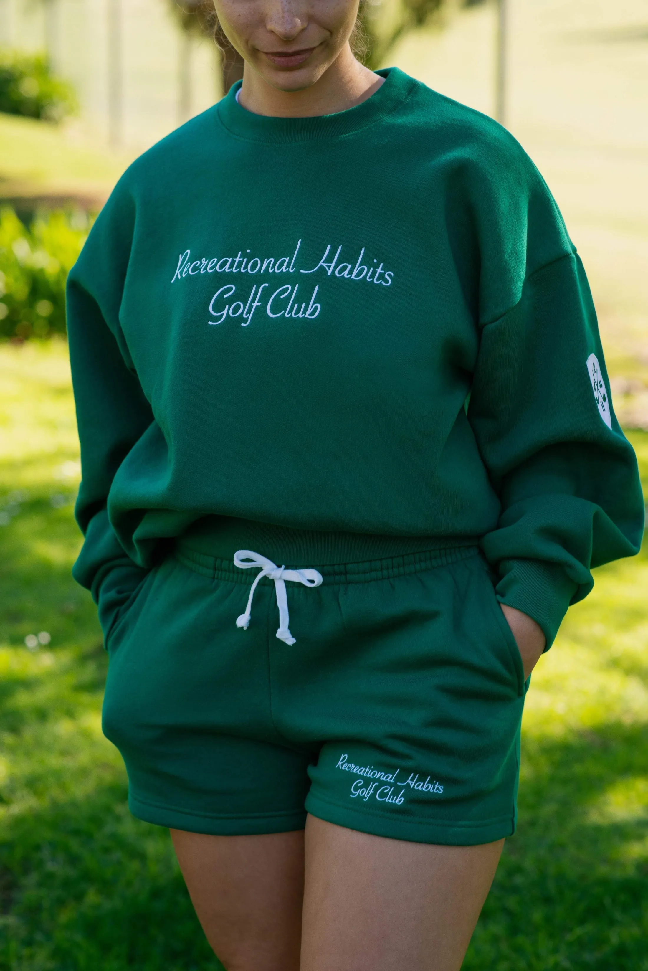 TOUR GOLF SHORT IN EMERALD GREEN