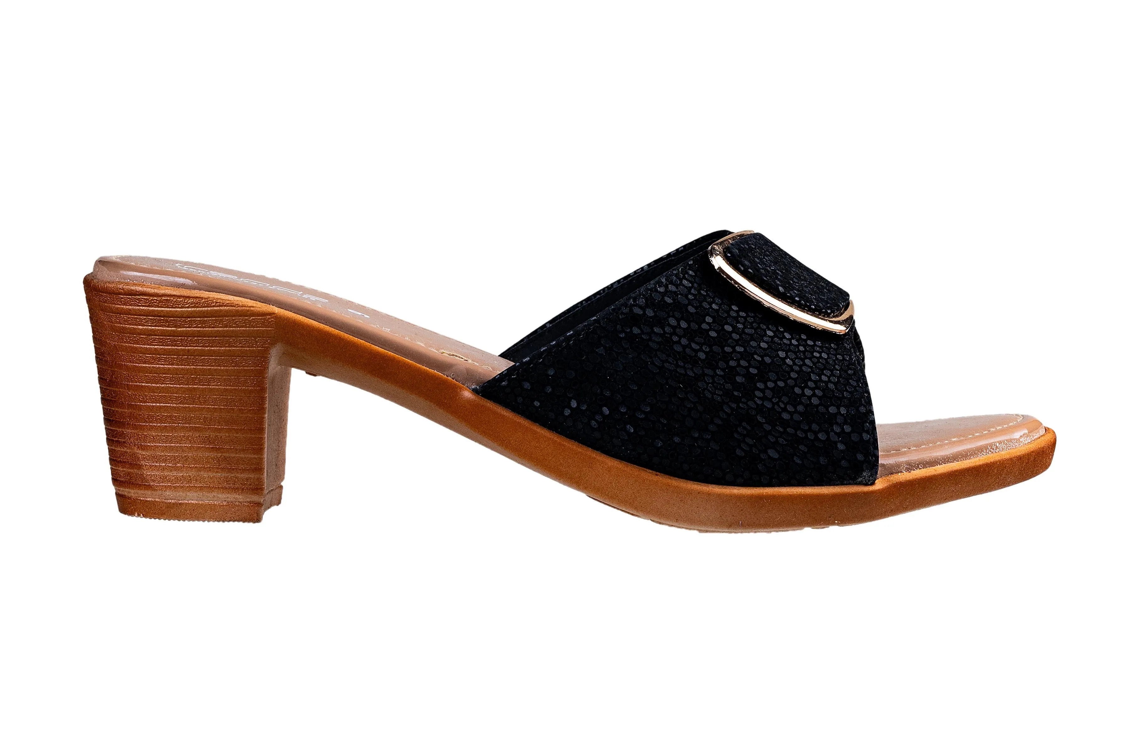 Trendz Ladies Black Chappal