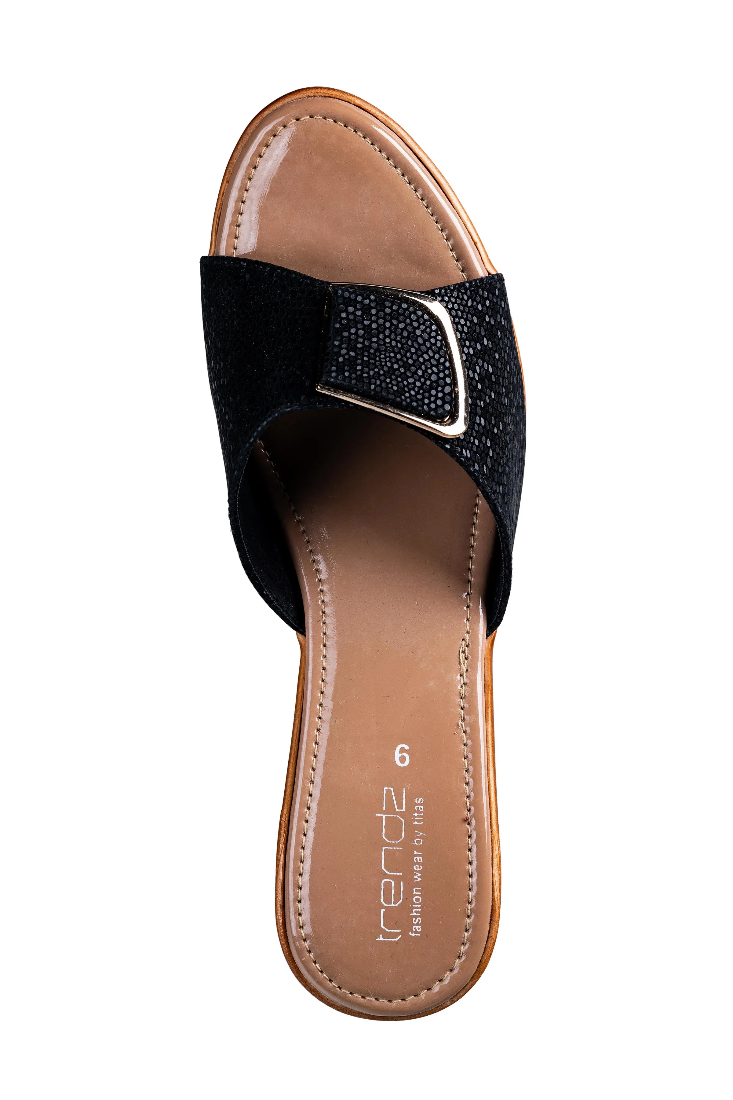 Trendz Ladies Black Chappal