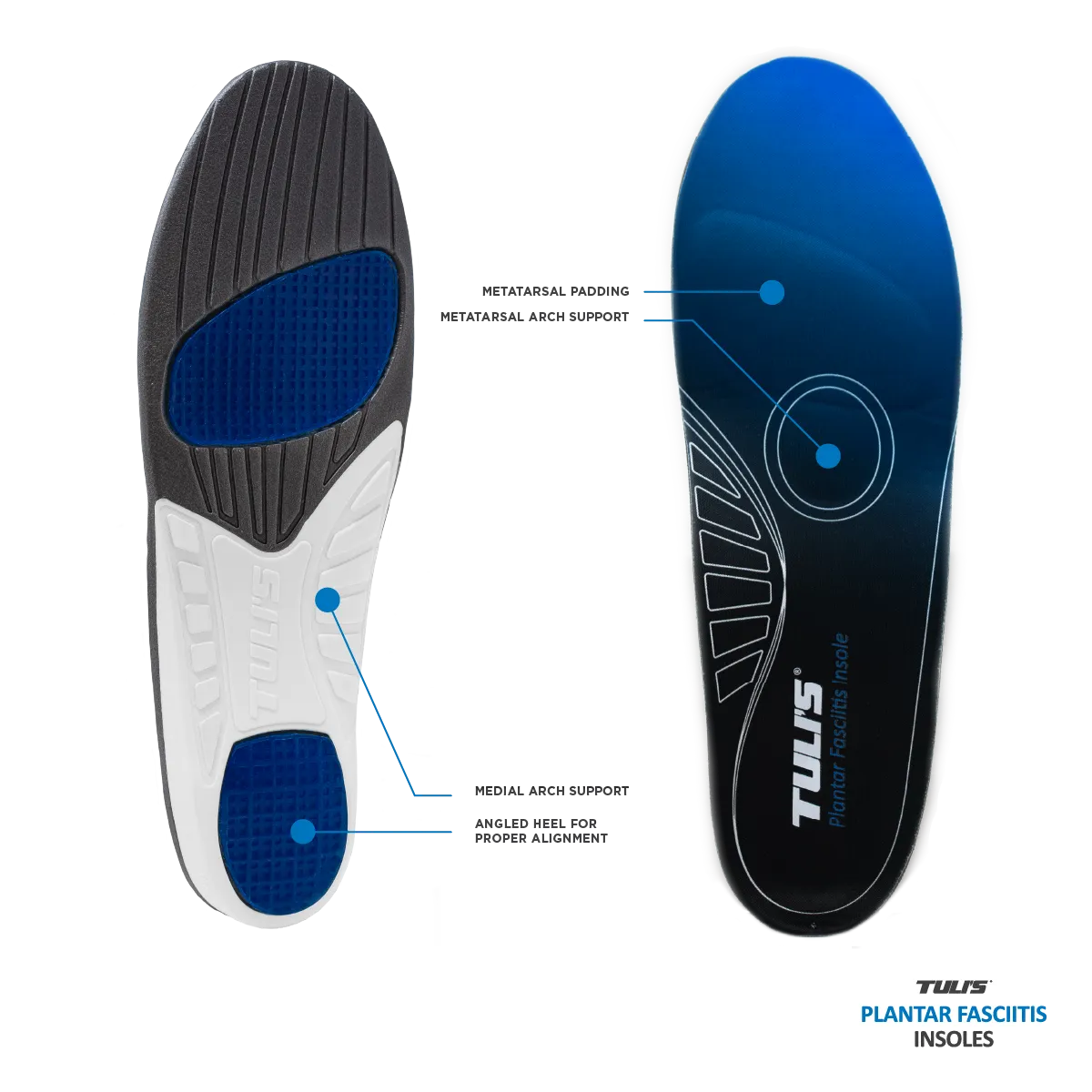 TULI'S PLANTAR FASCIITIS INSOLES - SAVE 10%