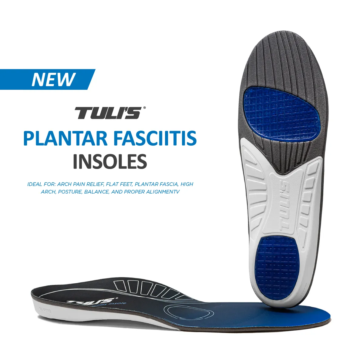 TULI'S PLANTAR FASCIITIS INSOLES - SAVE 10%