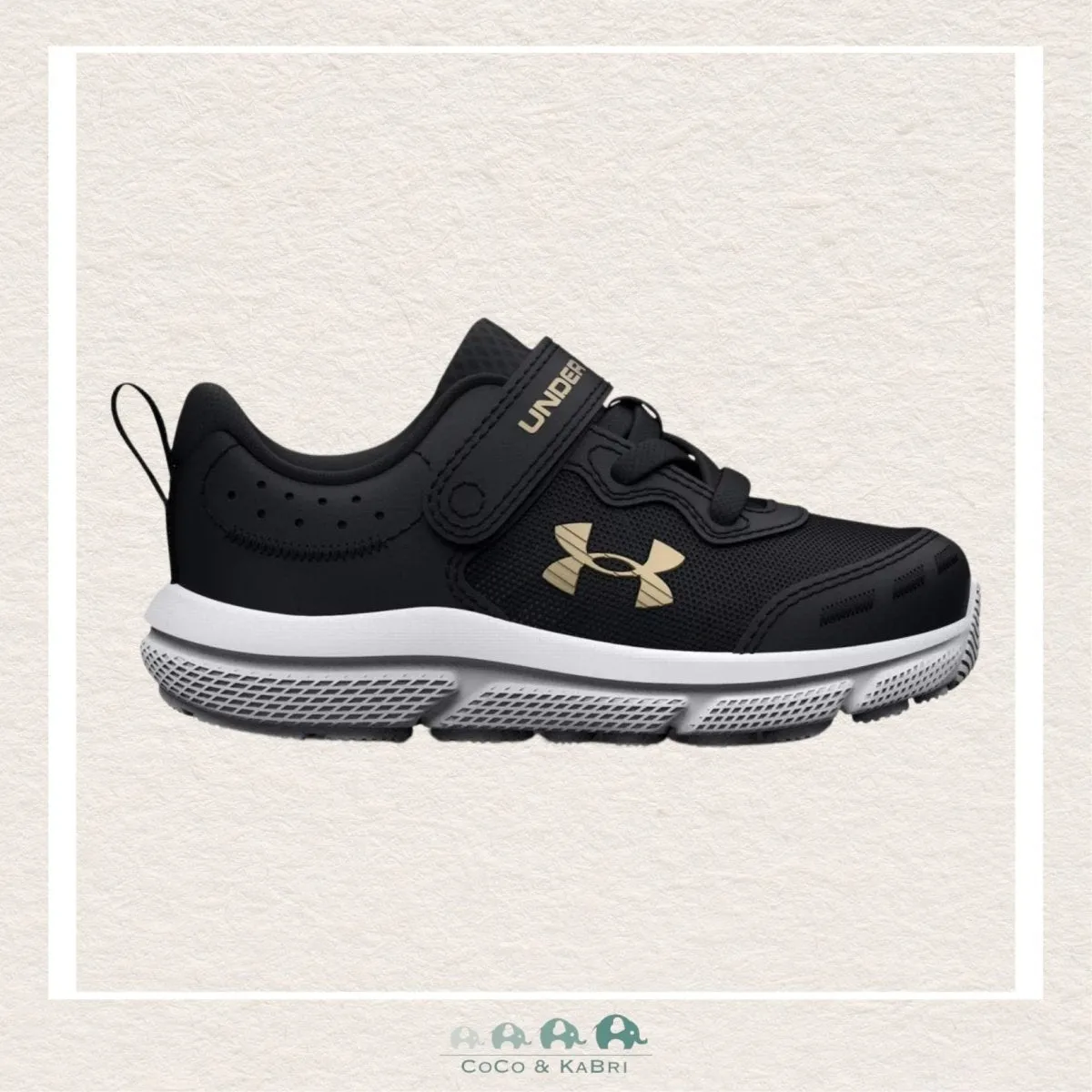 Under Armour: Girls' Infant Assert 10 AC Running Shoes - Black (Y3-191)