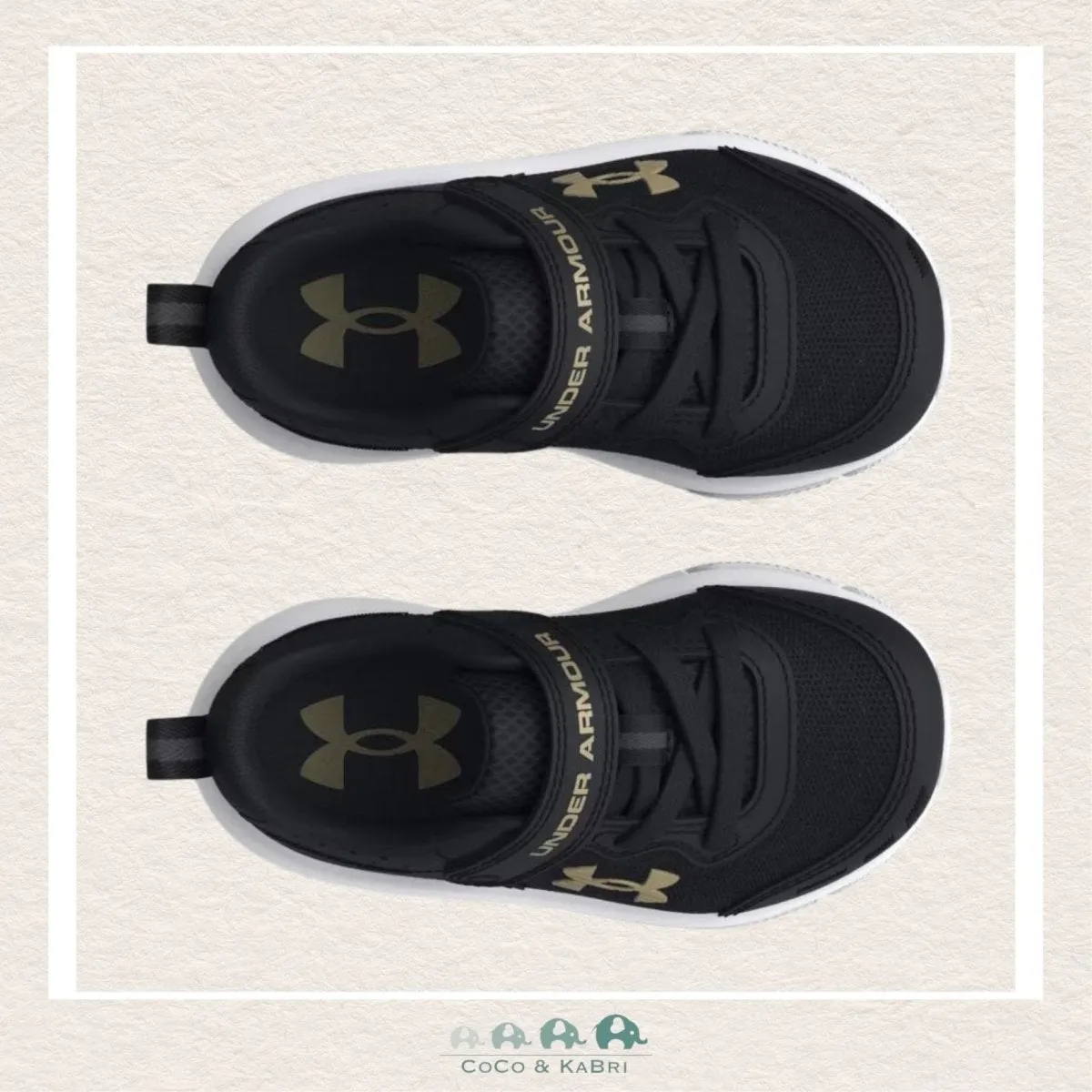 Under Armour: Girls' Infant Assert 10 AC Running Shoes - Black (Y3-191)