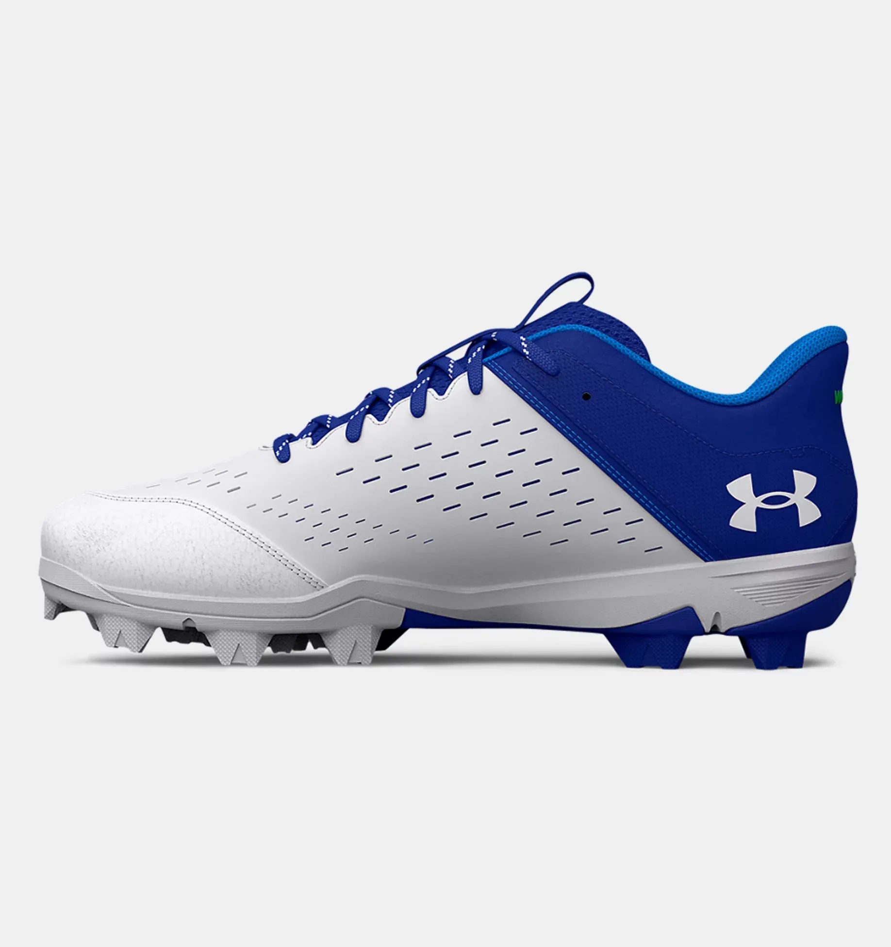 Under Armour Leadoff Low RM Men's Molded Cleat - Royal/White