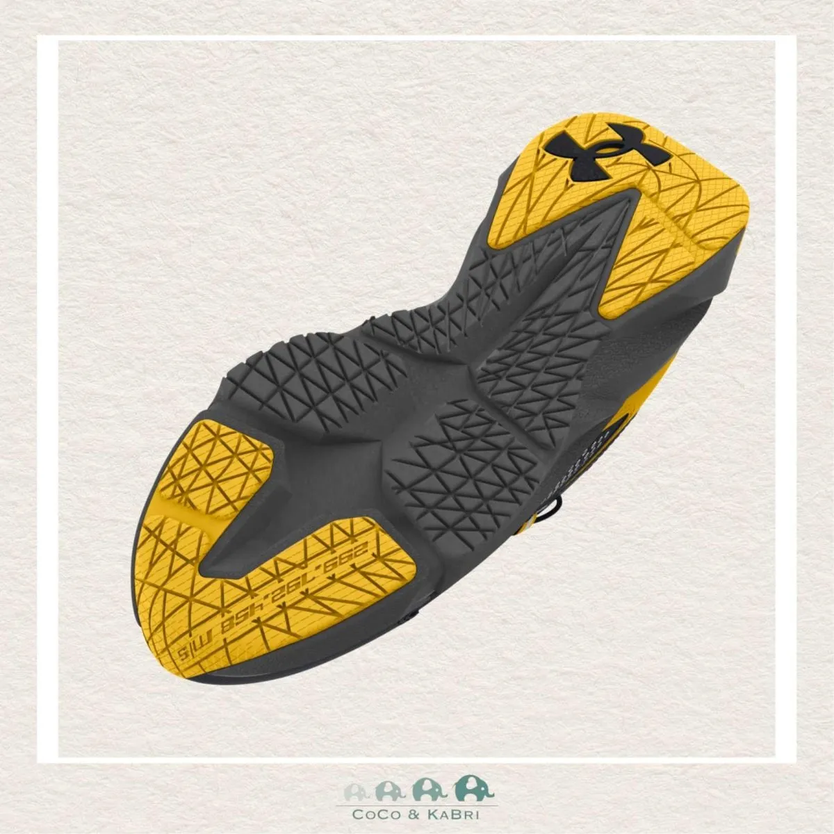 Under Armour Youth Boys BGS Scramjet 6 - Black/Yellow Running Shoes (Y4-150)