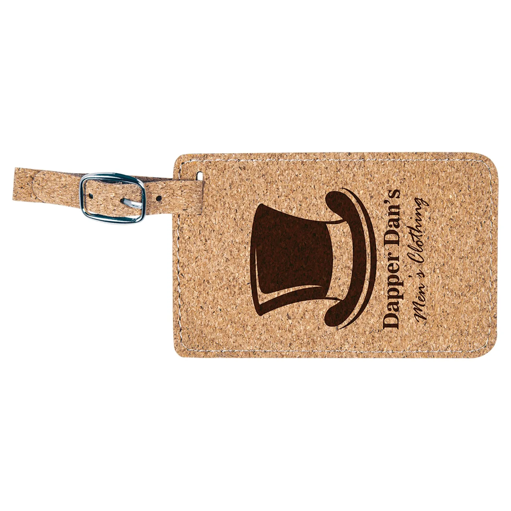 Vegan Leather Luggage Tag
