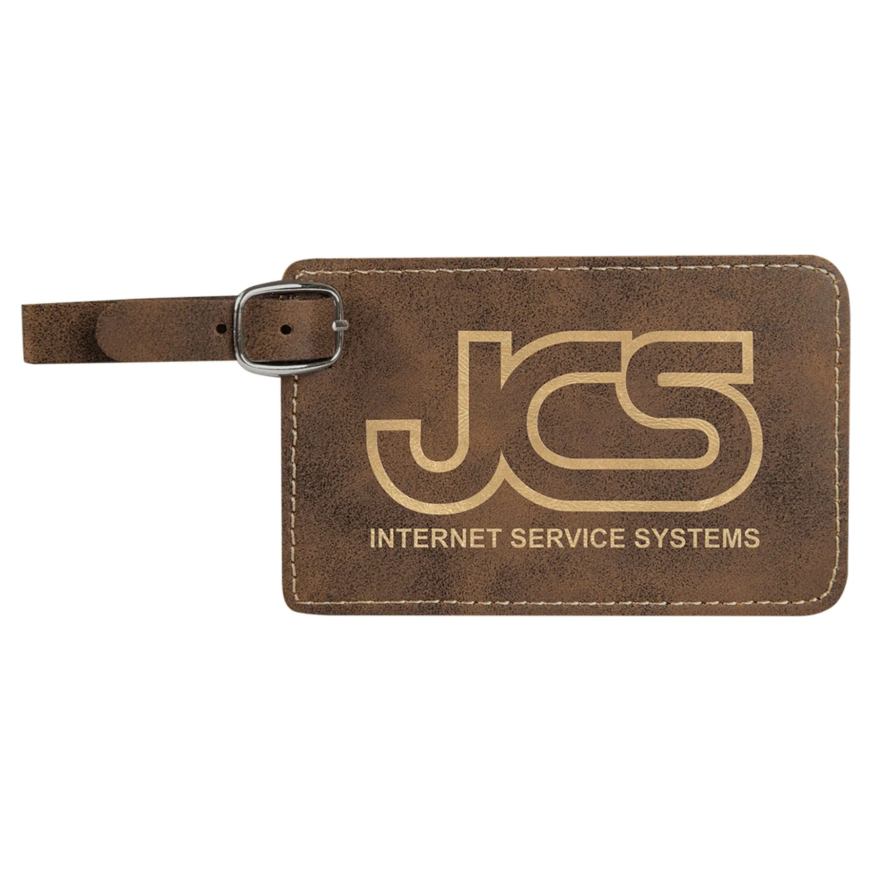 Vegan Leather Luggage Tag