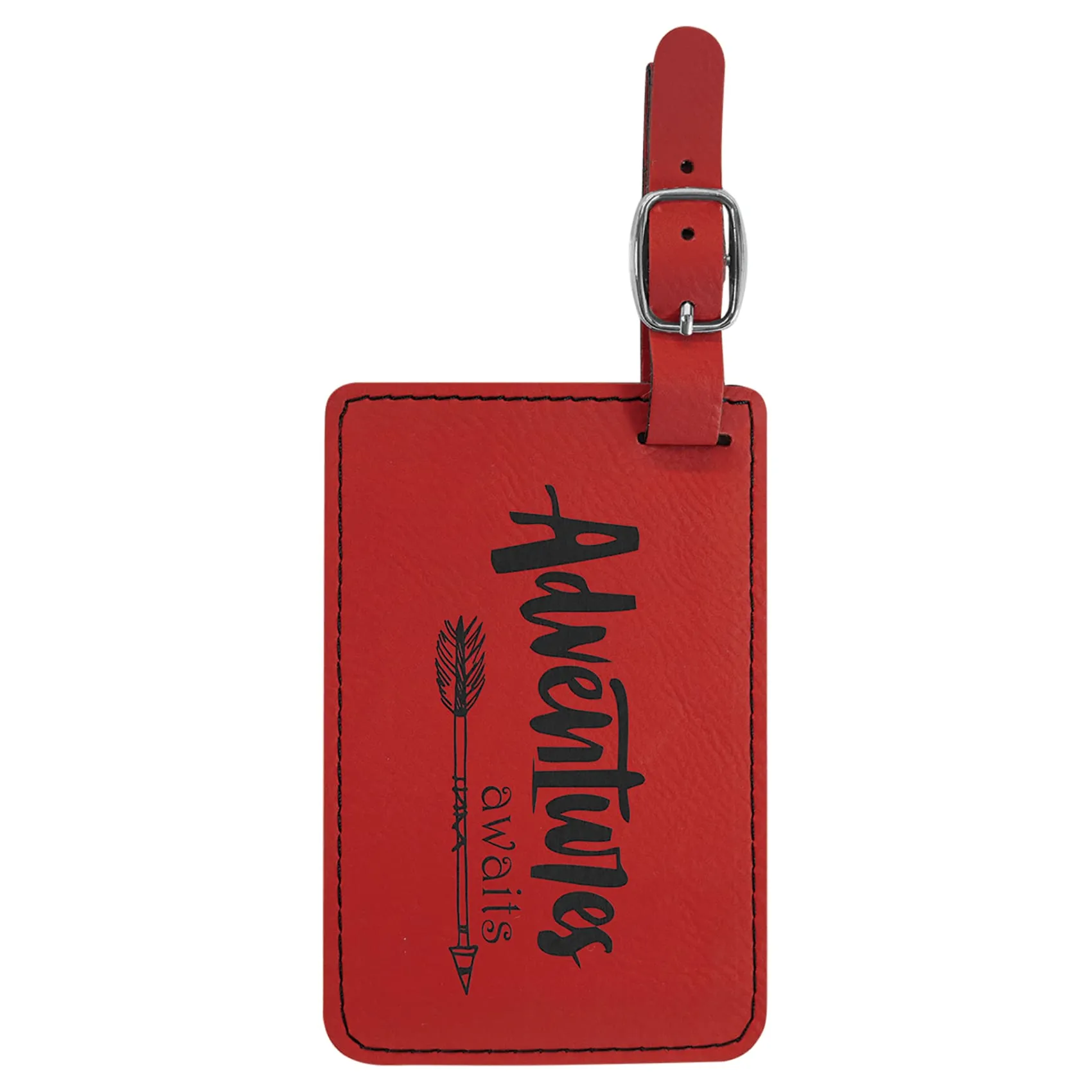 Vegan Leather Luggage Tag