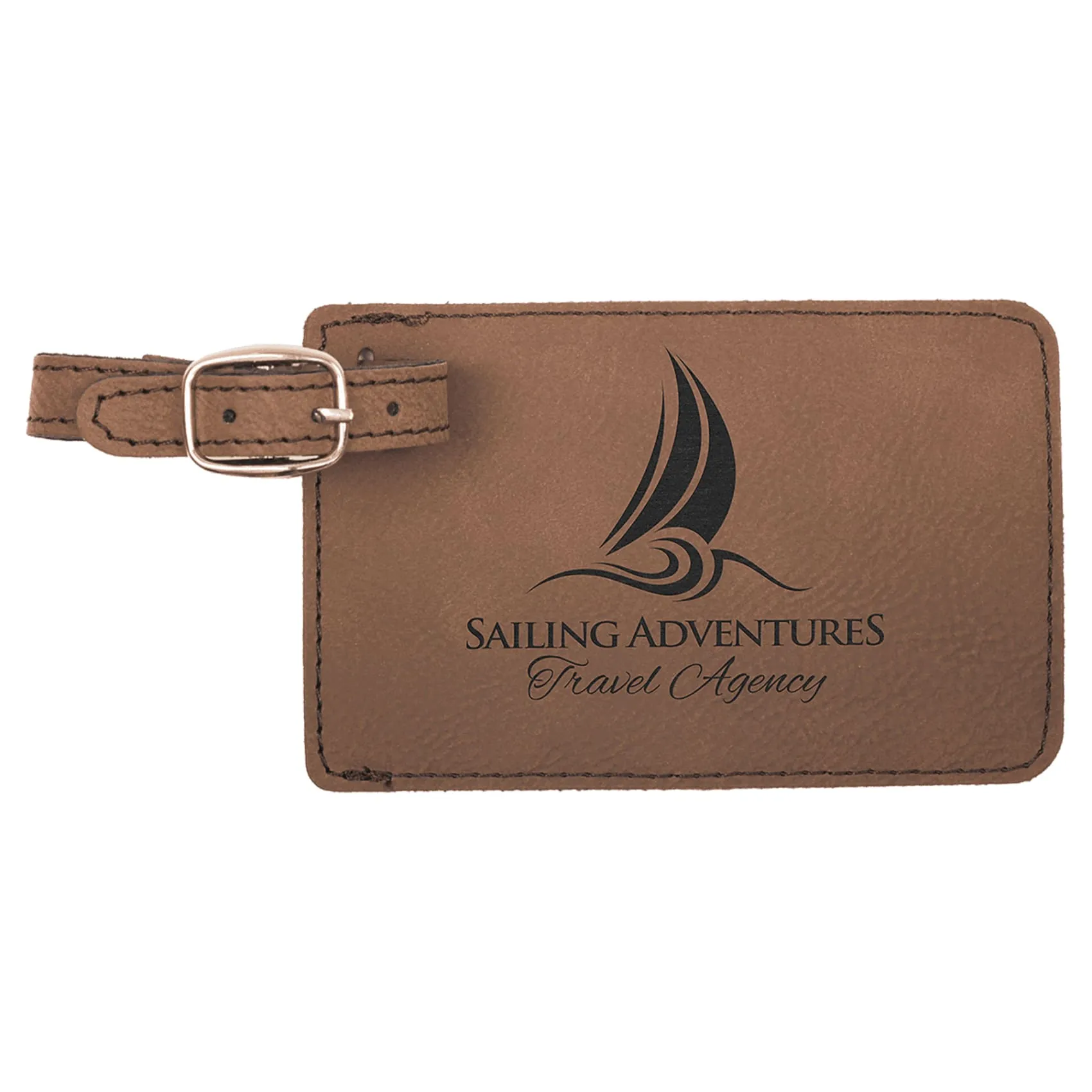 Vegan Leather Luggage Tag