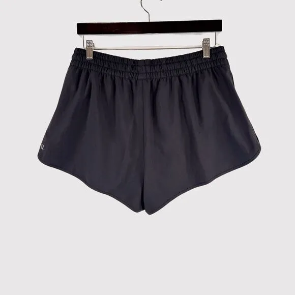 Vuori Womens Shorts Black Clementine 2.0 Athletic Running Classic Fit Stretch XL