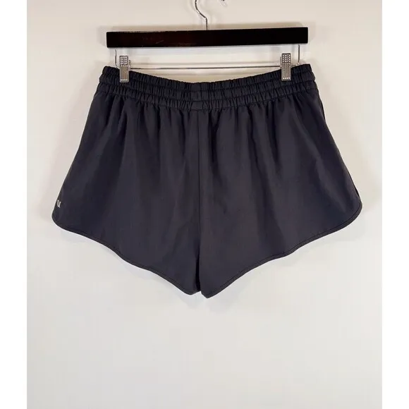 Vuori Womens Shorts Black Clementine 2.0 Athletic Running Classic Fit Stretch XL