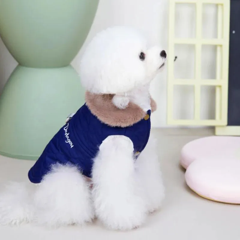 Waterproof Fur Collar Winter Dog Jacket