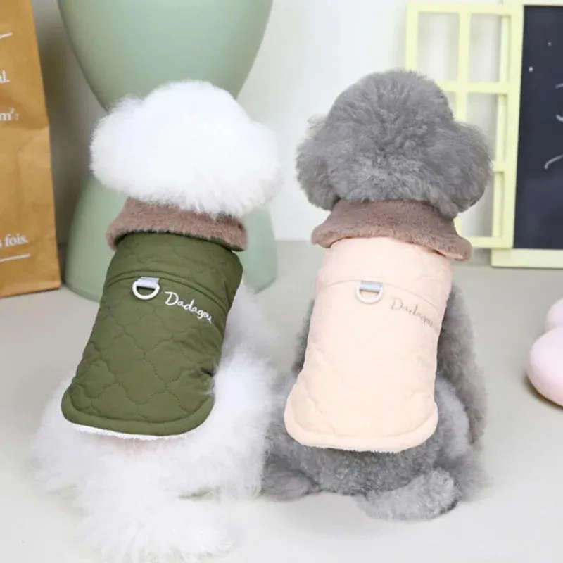 Waterproof Fur Collar Winter Dog Jacket