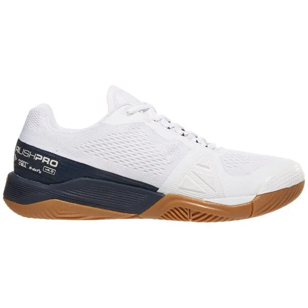 Wilson Rush Pro 4.0 White, Navy, And Blazer Gum Men's Tennis Shoes