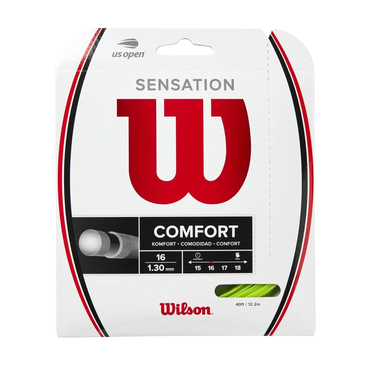 Wilson Sensation 16 Neon Green Tennis String