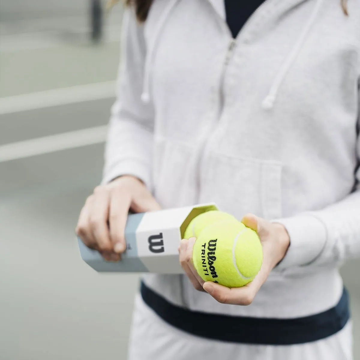 Wilson Triniti Tennis Ball - 3 Ball Sleeve - Case