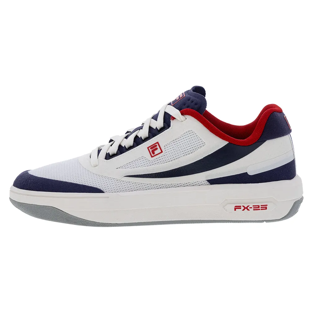 Women`s FX-25 Tennis Shoes White and Navy
