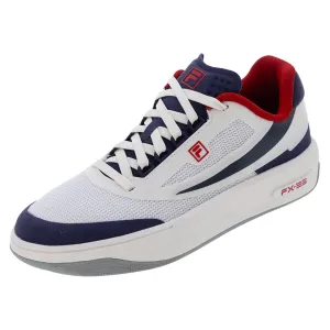 Women`s FX-25 Tennis Shoes White and Navy