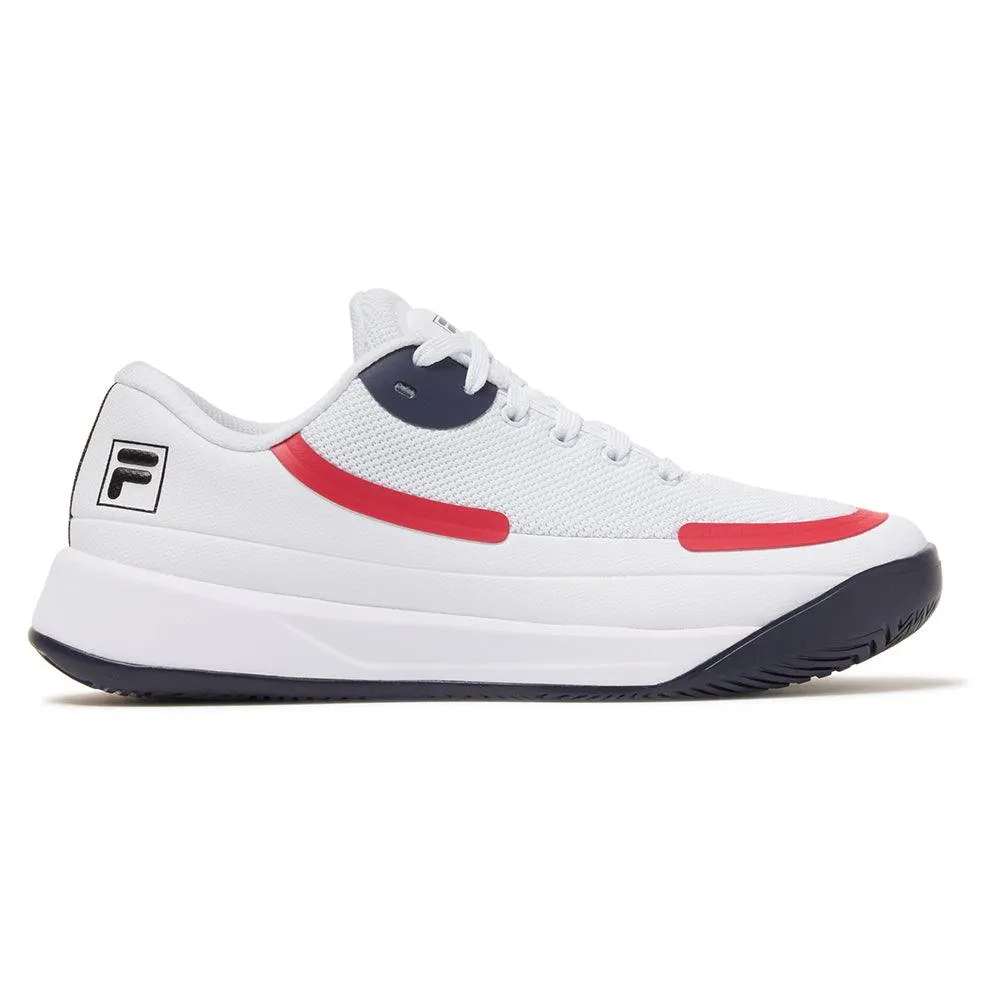 Women`s Quick Ace Tennis Shoes White and Navy