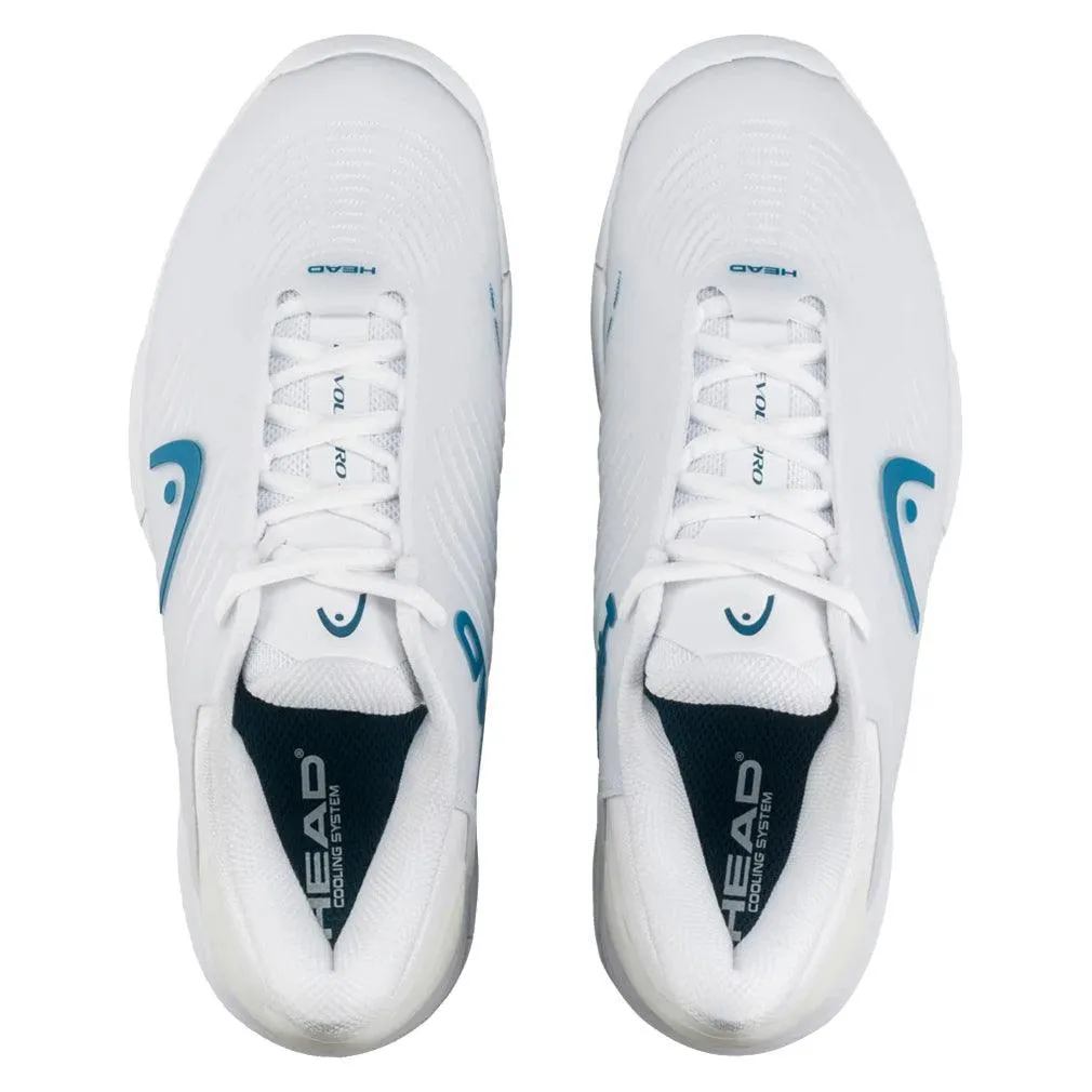 Women`s Revolt Pro 4.5 Tennis Shoes White and Twilight Blue