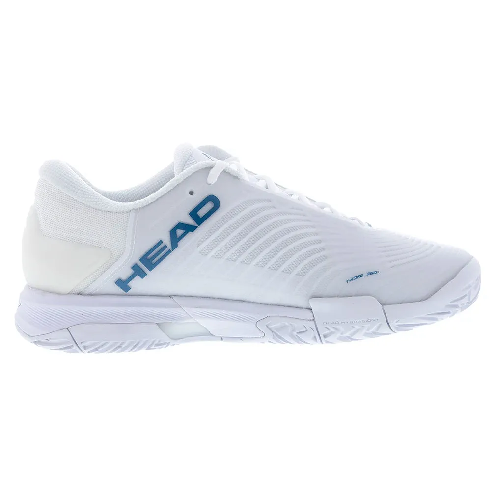 Women`s Revolt Pro 4.5 Tennis Shoes White and Twilight Blue