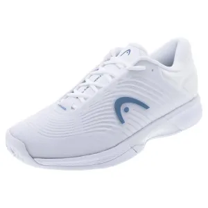 Women`s Revolt Pro 4.5 Tennis Shoes White and Twilight Blue