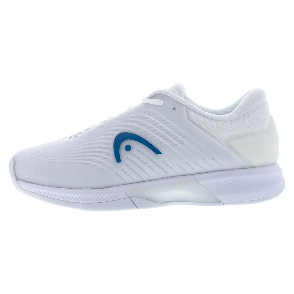 Women`s Revolt Pro 4.5 Tennis Shoes White and Twilight Blue