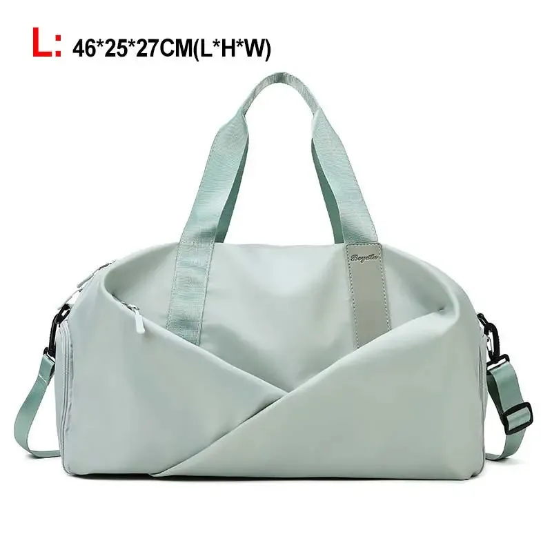 Women's Sports Gym Bag Travel Dry Wet Bag Handbag Multifunction Sports Fitness Training Bag